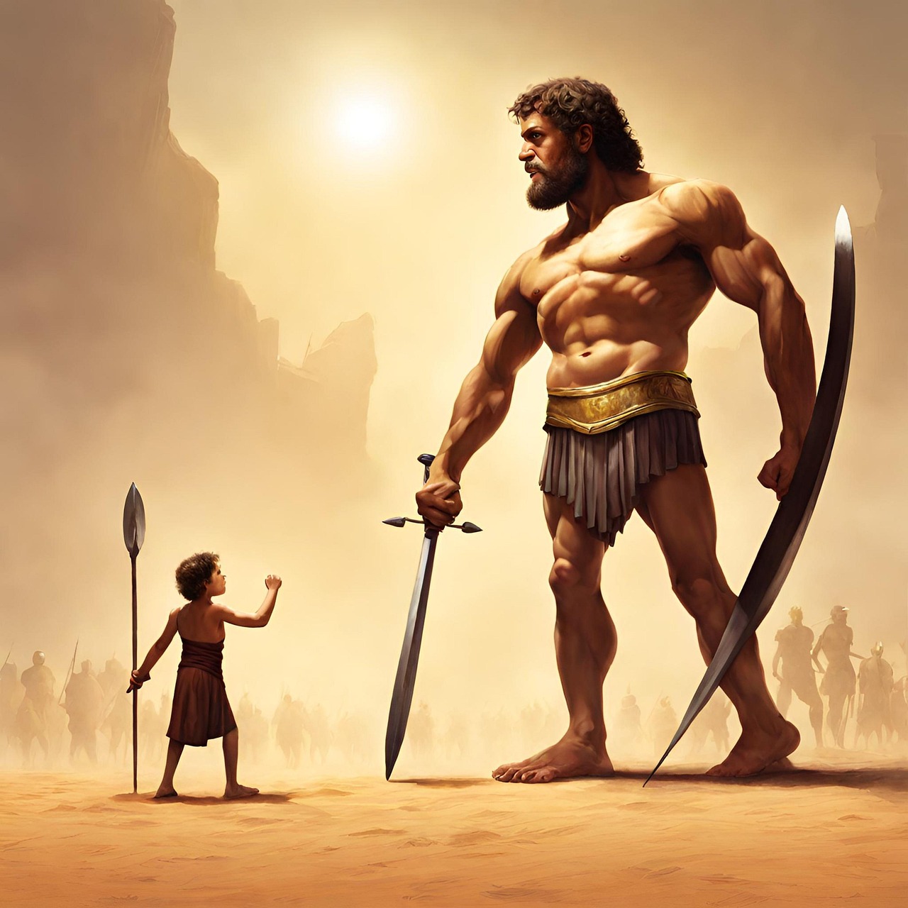 David and Goliath